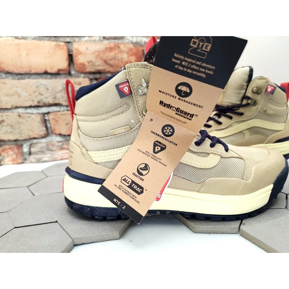 Vans UltraRange EXO Hi MTE-2 Waterproof Hiking Boots Tan Nubuck Men 7.5 / Wmn 9